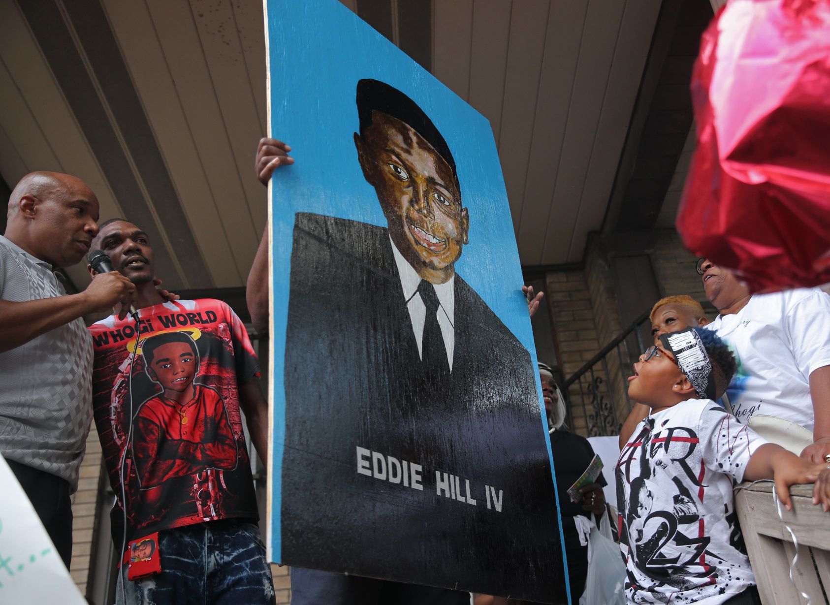 Vigil honors 10-year-old killed last week